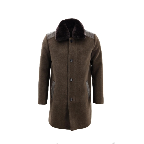 Picture of Giovane Gentile Leather Coat