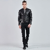 Picture of Giovane Gentile Leather Coat