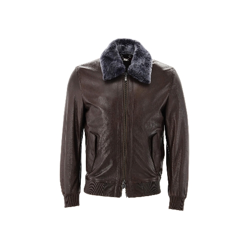 Picture of Giovane Gentile Leather Coat