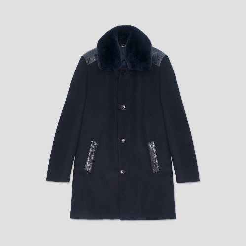 Picture of Giovane Gentile Leather Coat