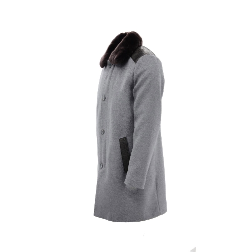 Picture of Giovane Gentile Leather Coat