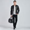 Picture of Giovane Gentile Leather Coat