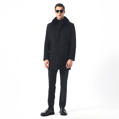 Picture of Giovane Gentile Leather Coat