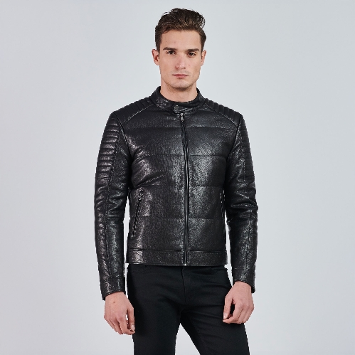 Picture of Giovane Gentile Leather Coat