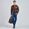Picture of Giovane Gentile Leather Coat