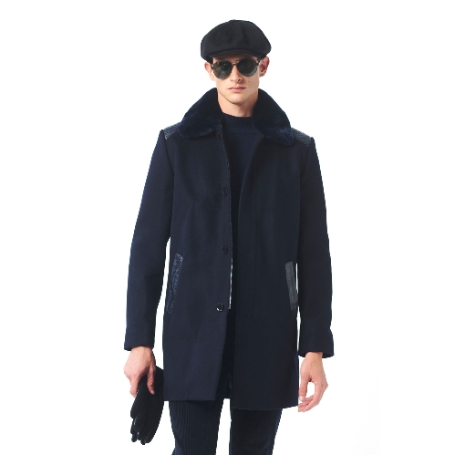 Picture of Giovane Gentile Leather Coat