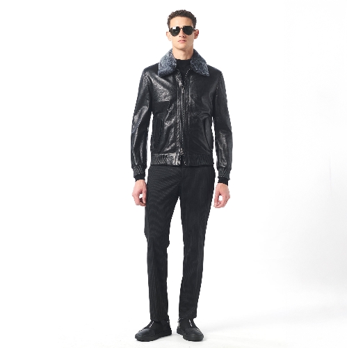 Picture of Giovane Gentile Leather Coat