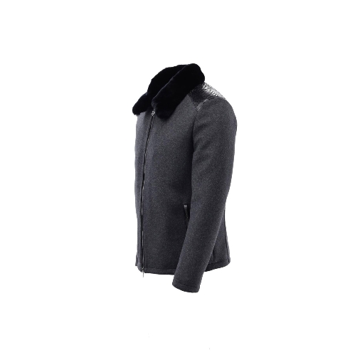 Picture of Giovane Gentile Leather Coat